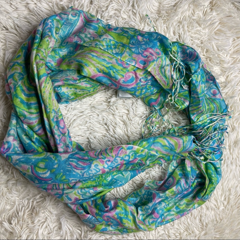 Lilly Pulitzer murfee scarf buccaneer island